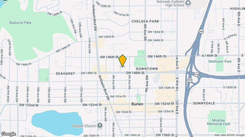 14642 7th Ave SW Map and Location Details