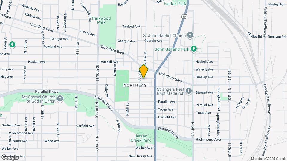 737 Greeley Ave Map and Location Details