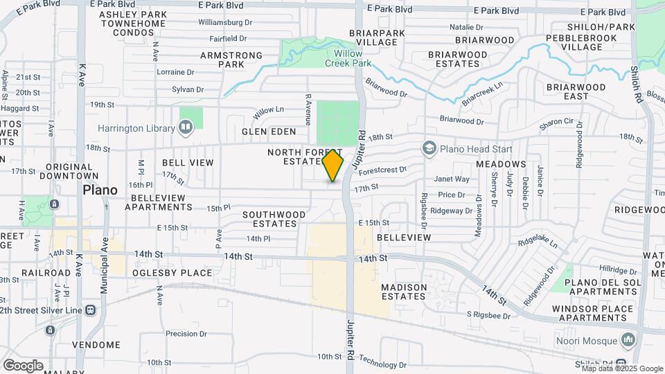 1901 17th St Map and Location Details