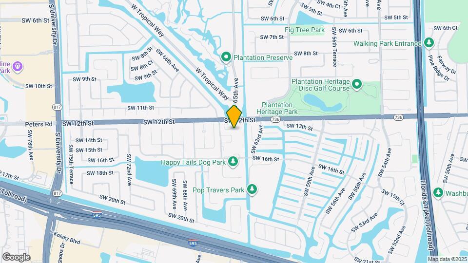 6490 SW 13th St Map and Location Details