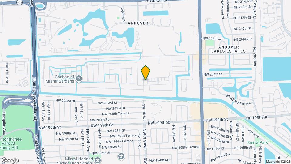 20344 NW 6th Pl Map and Location Details