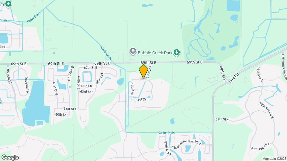 7407 64th St E Map and Location Details