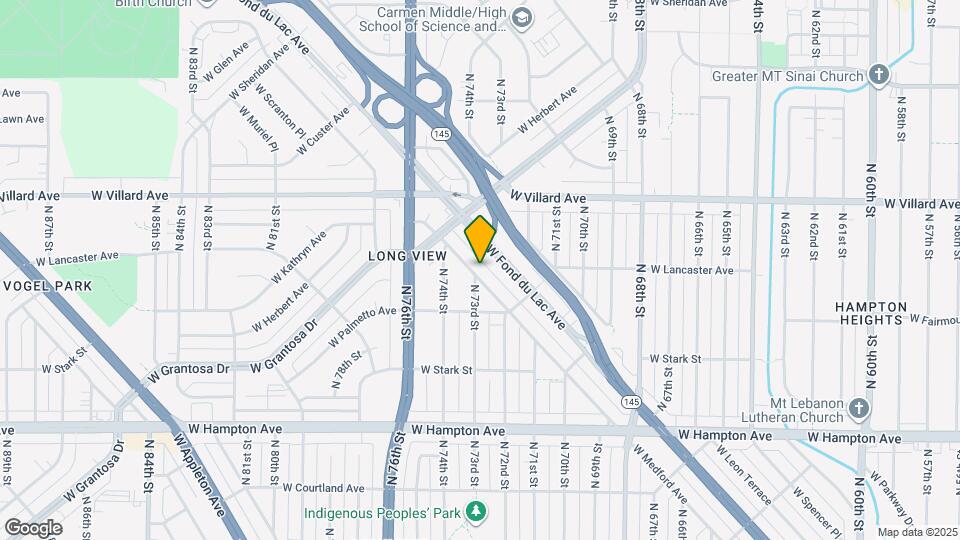 7302 W Medford Ave Map and Location Details