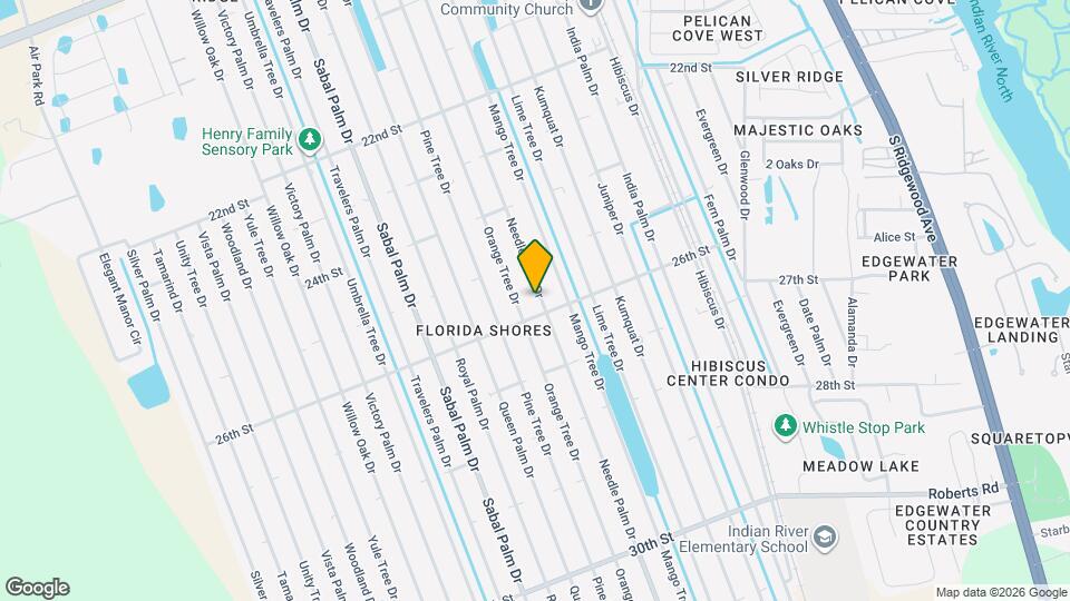 2526 Needle Palm Dr Mapa y Detalles de la Ubicación