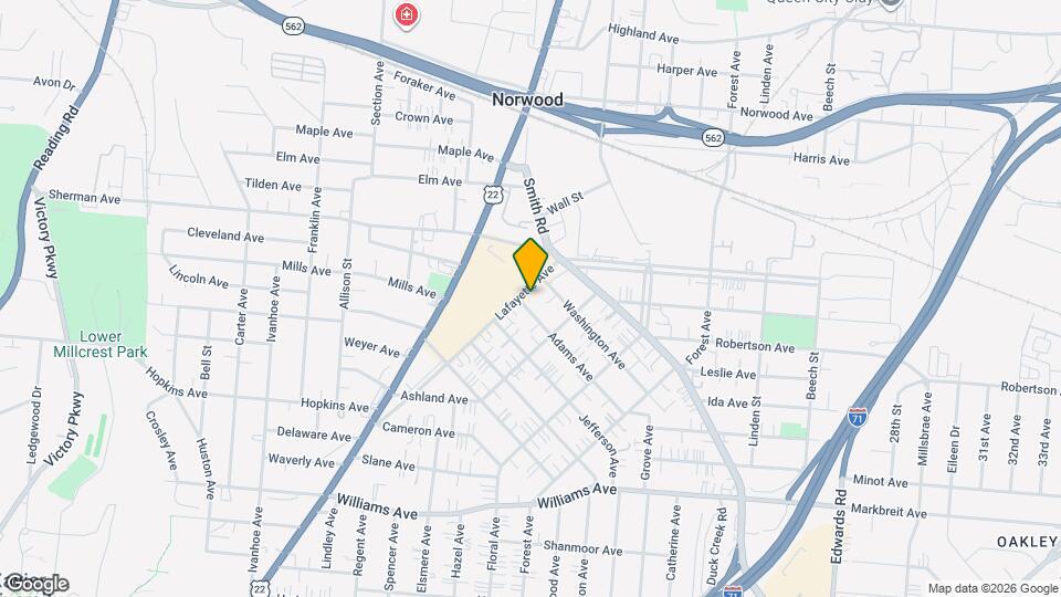 4530 Lafayette Avenue Mapa y Detalles de la Ubicación