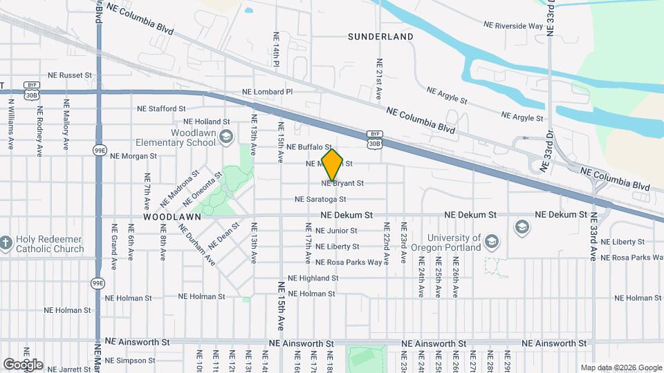 1770 NE Bryant St Map and Location Details