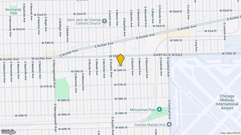 5551 S Mason Ave-Unit -1 Map and Location Details