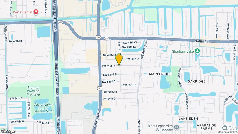 5101 SW 43rd Ter Map and Location Details
