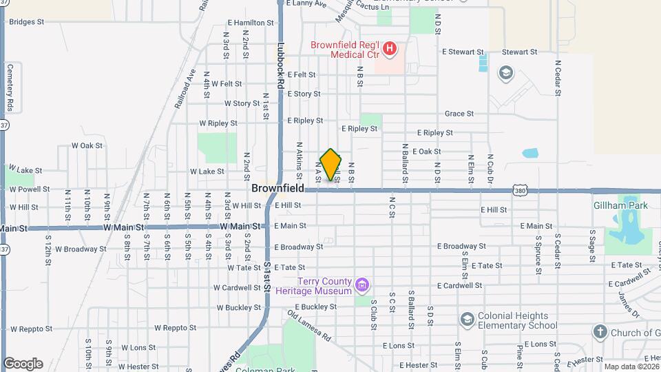 409 Tahoka Rd Map and Location Details