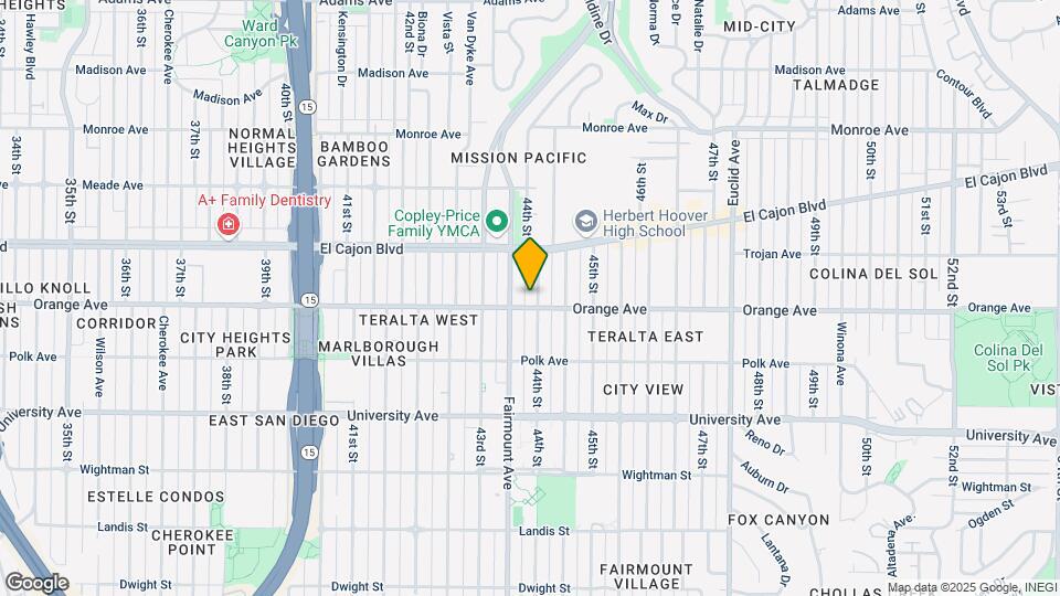 4214 44th St Map and Location Details