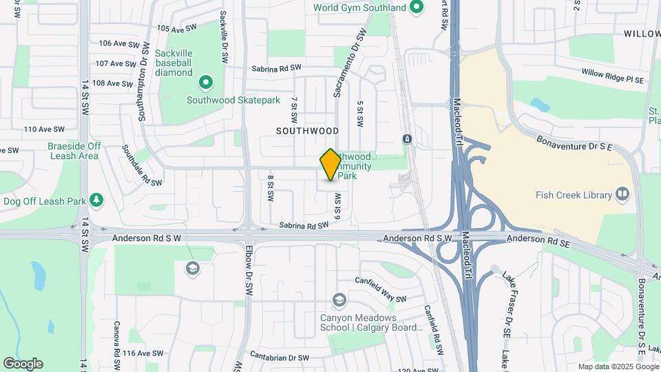 11228 6 St SW Map and Location Details