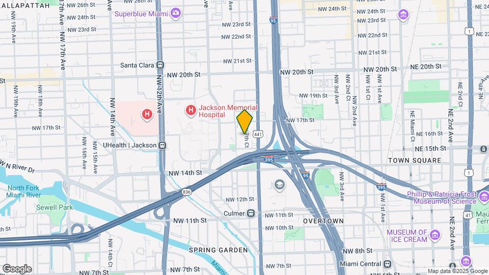 1600 NW 7th Ct Map and Location Details