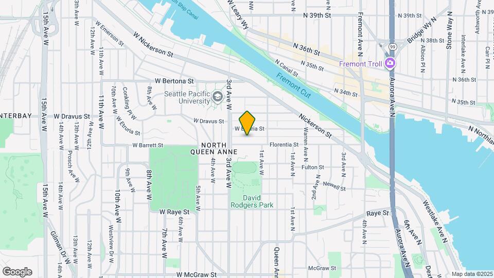 126 W Florentia St Map and Location Details