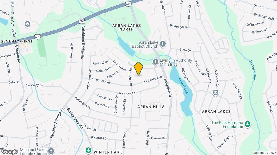 1437 Artesian Ct Map and Location Details