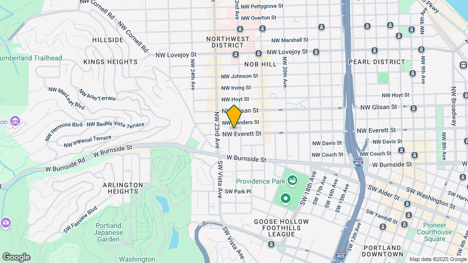 2229 Northwest Everett Street, Unit Apt #10 Map and Location Details