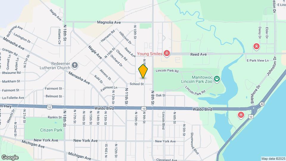 1240 N 9th St Map and Location Details