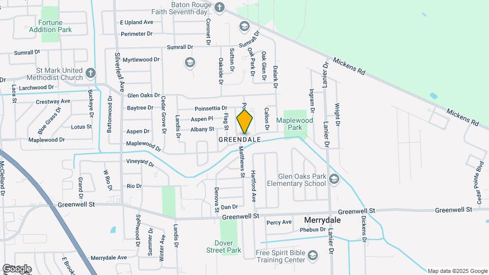 6127 Pontotoc St Map and Location Details