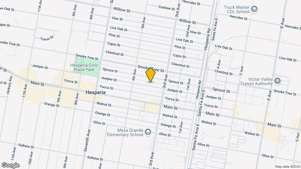 16258 Juniper St Map and Location Details