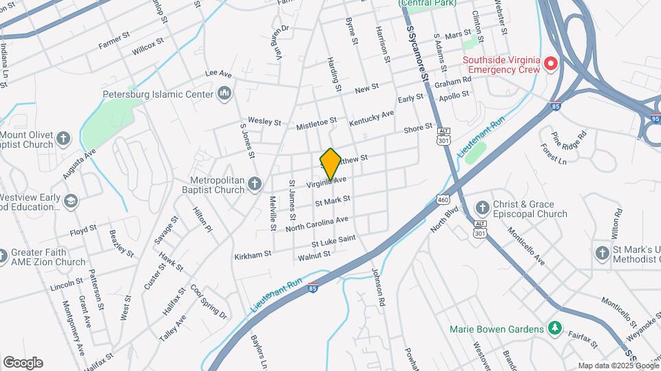 404 Virginia Ave Map and Location Details