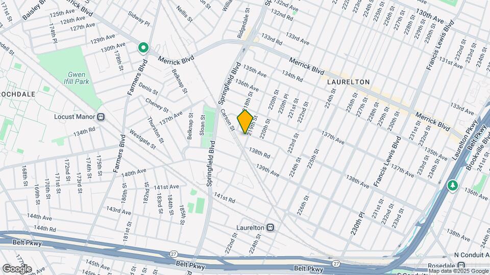 138-06 219th St Map and Location Details