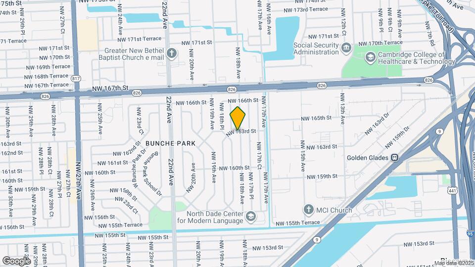 16240 NW 18th Ave Map and Location Details