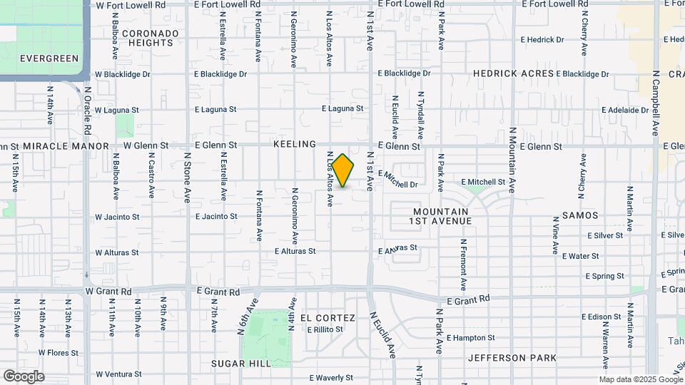 2642 N Los Altos Ave Map and Location Details