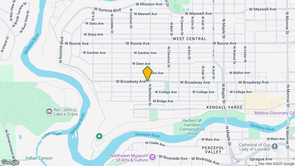 2305 W Broadway Ave Map and Location Details