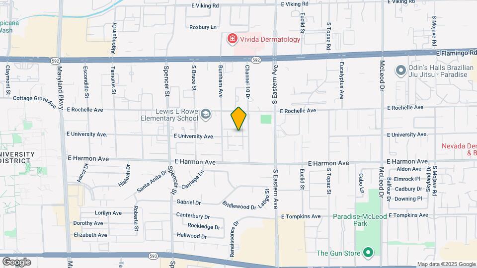 2210 E University Ave. Map and Location Details