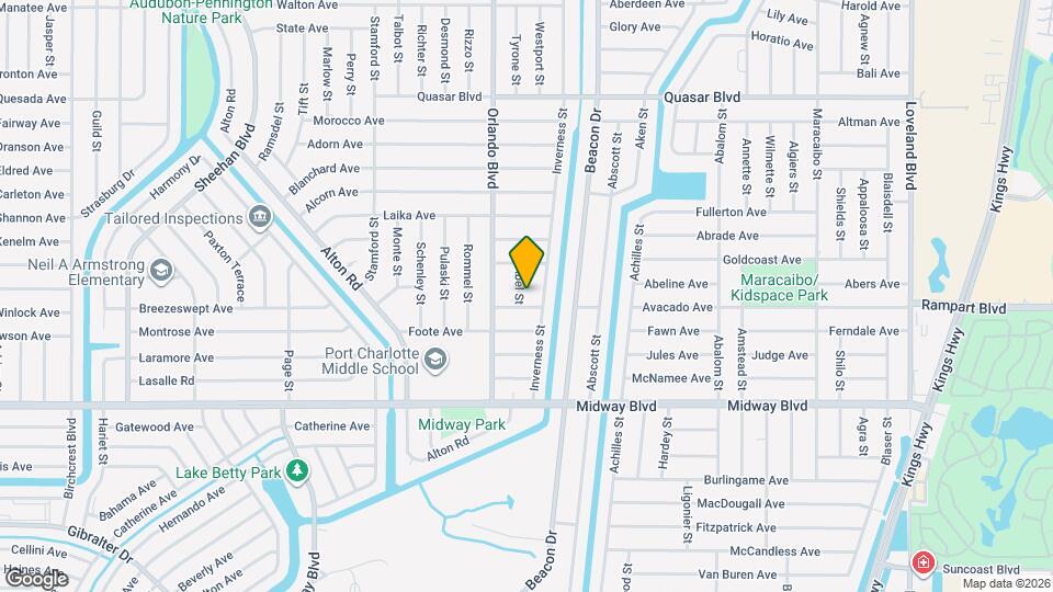 1516 Abel St Map and Location Details