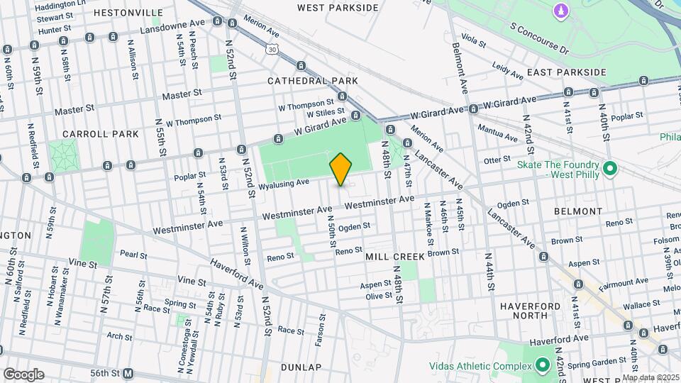 929 N St Bernard St Map and Location Details