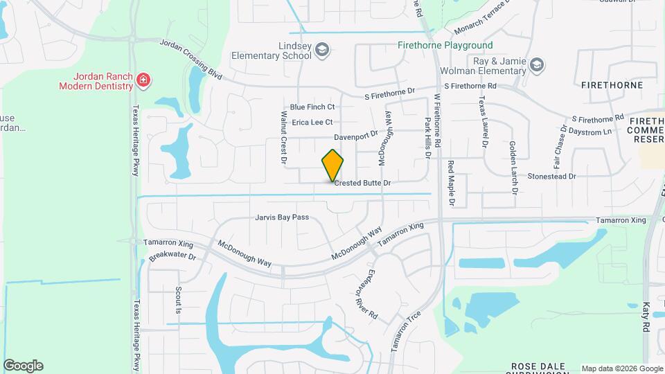 29127 Crested Butte Dr Map and Location Details