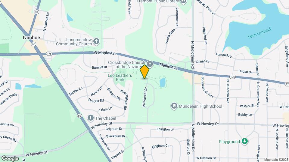 667 Woodhaven Dr Map and Location Details