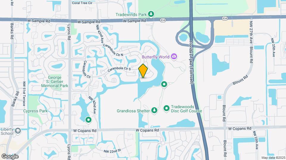 2768 Carambola Cir S Map and Location Details