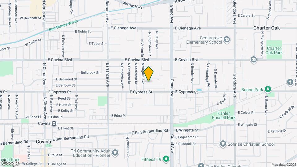 747 E Benbow St Map and Location Details