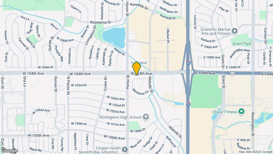 10361 Monterey Cir Map and Location Details