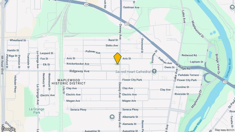 1505 Dewey Ave Mapa y Detalles de la Ubicación