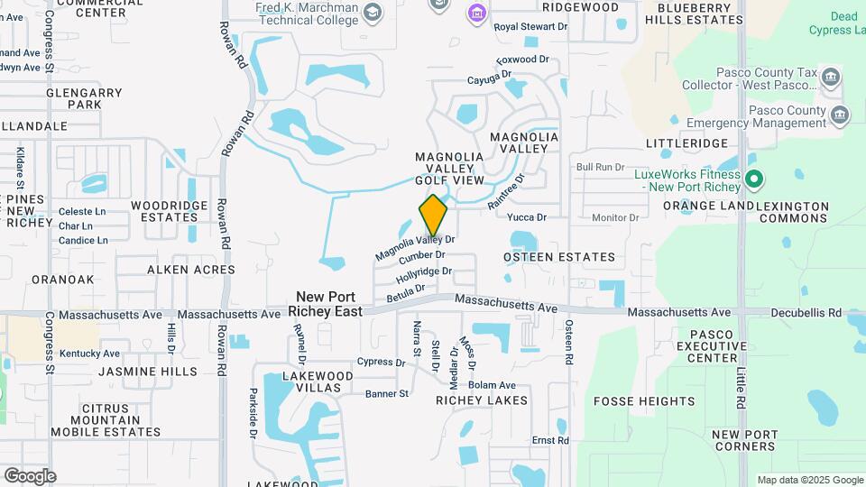7226 Magnolia Valley Dr Map and Location Details