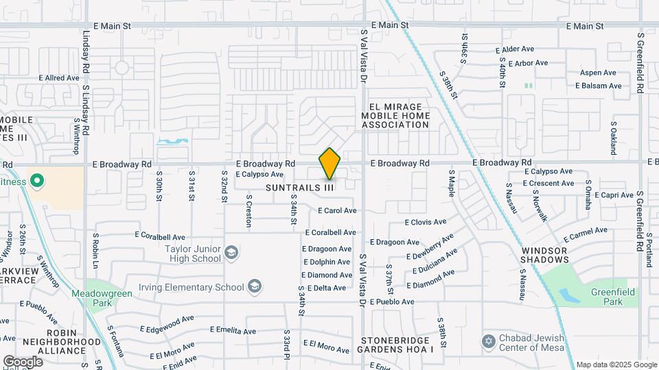 440 S Val Vista Dr., Unit #59 Map and Location Details