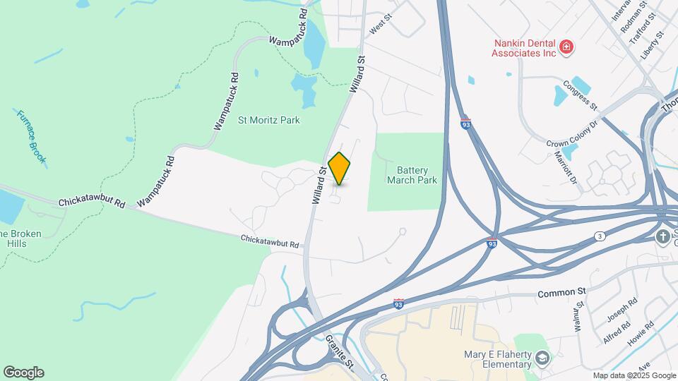 790 Willard St Map and Location Details