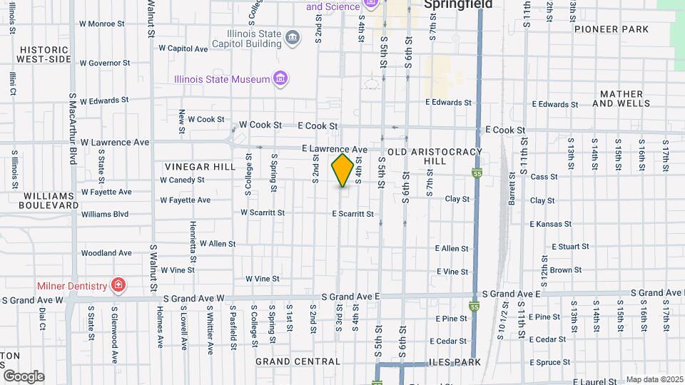 912 S 3rd St Map and Location Details