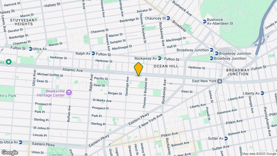 2159 Pacific Street Map and Location Details