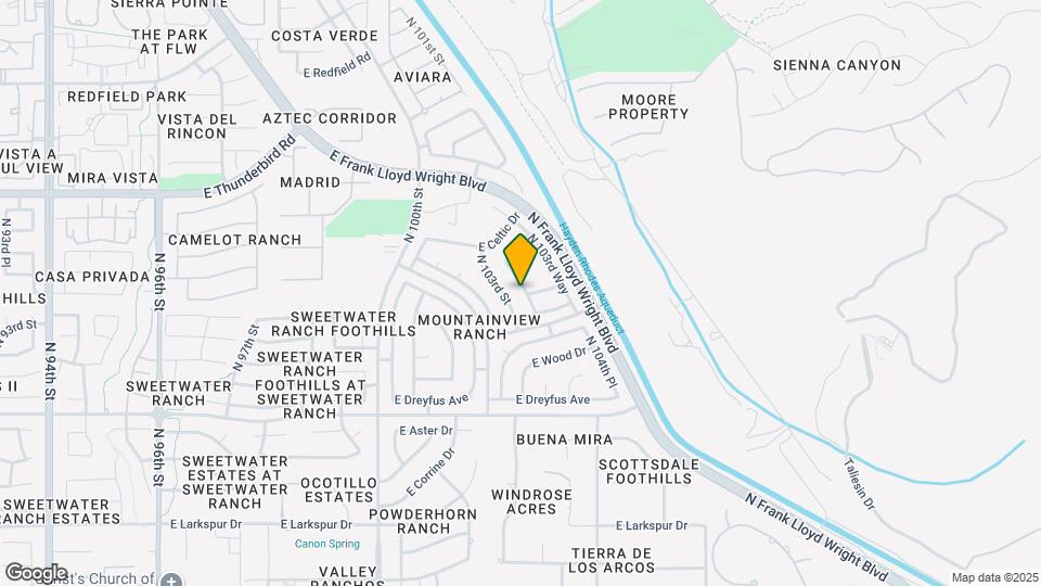 13450 N 103rd Pl Map and Location Details