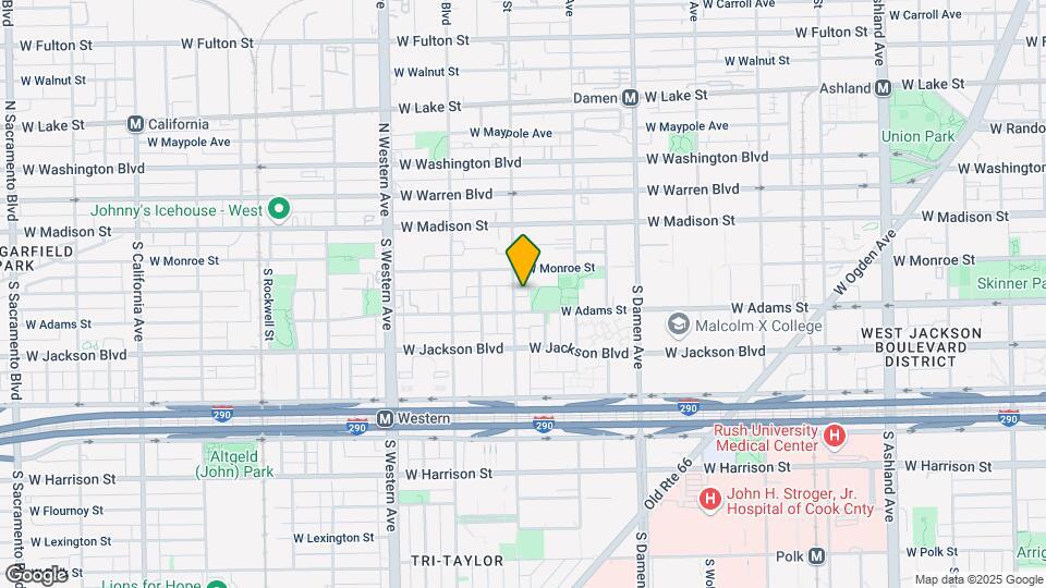 125 S Leavitt St Map and Location Details