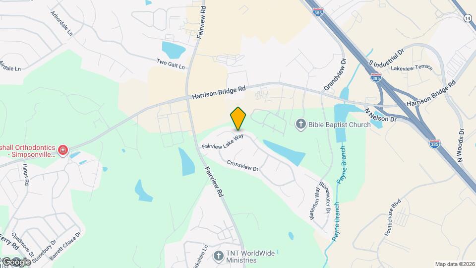 201 Fairview Lake Way Map and Location Details