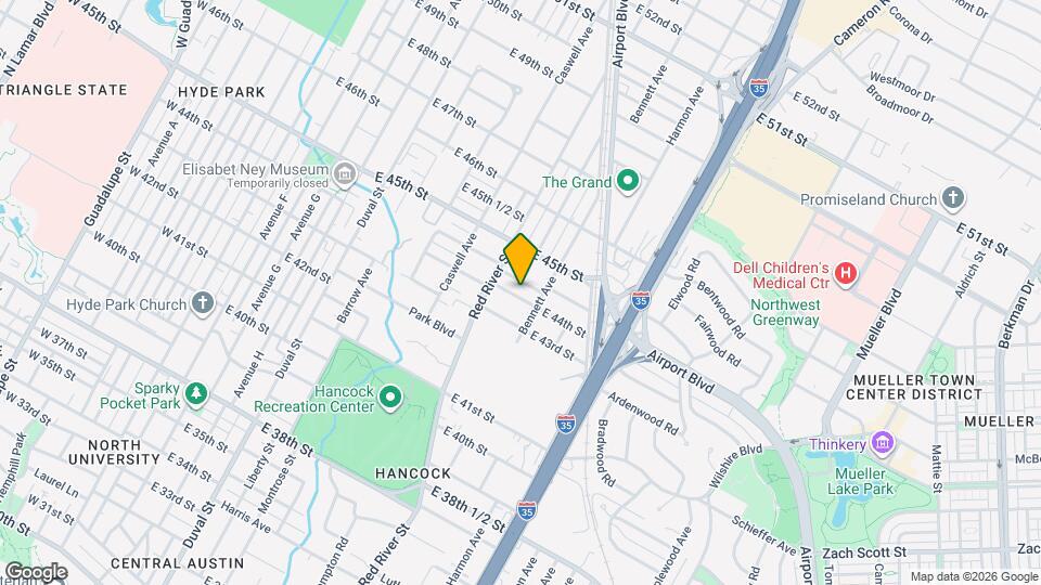 1002 E 44th St Map and Location Details