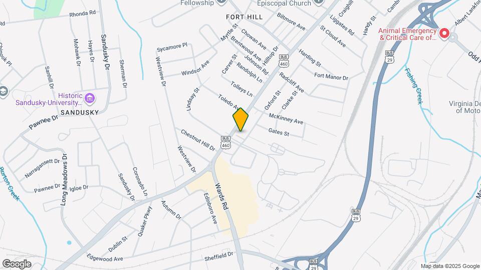 5035 Oxford St Map and Location Details