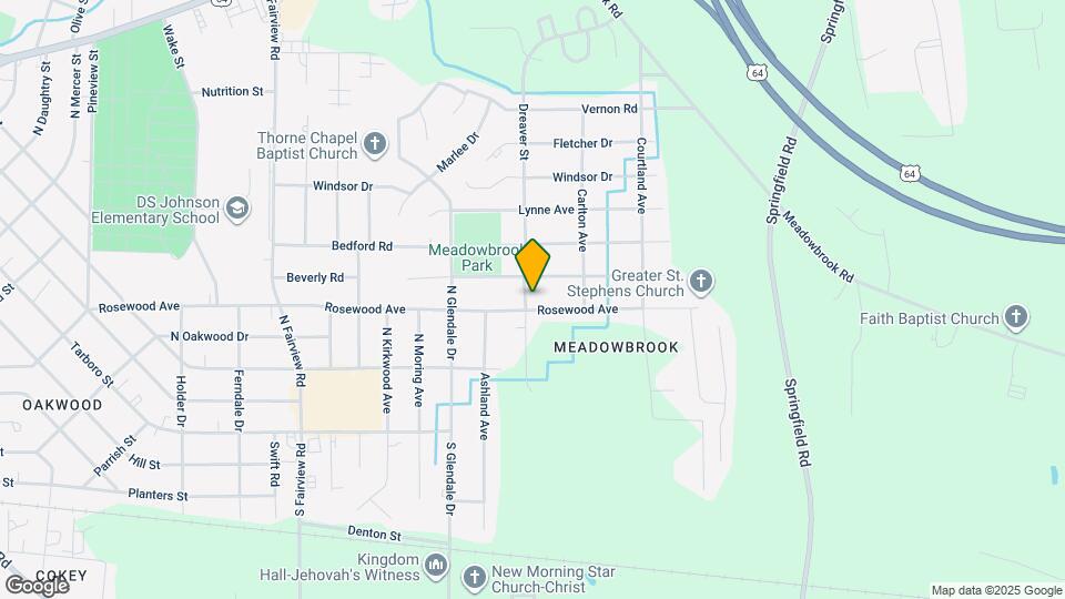 1800 Rosewood Ave Map and Location Details