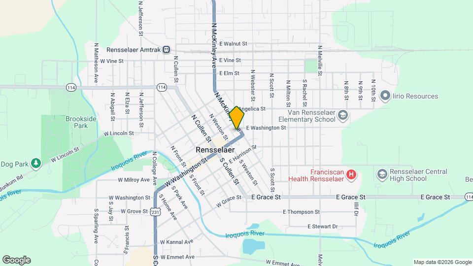 226 E Washington St, Unit G Map and Location Details