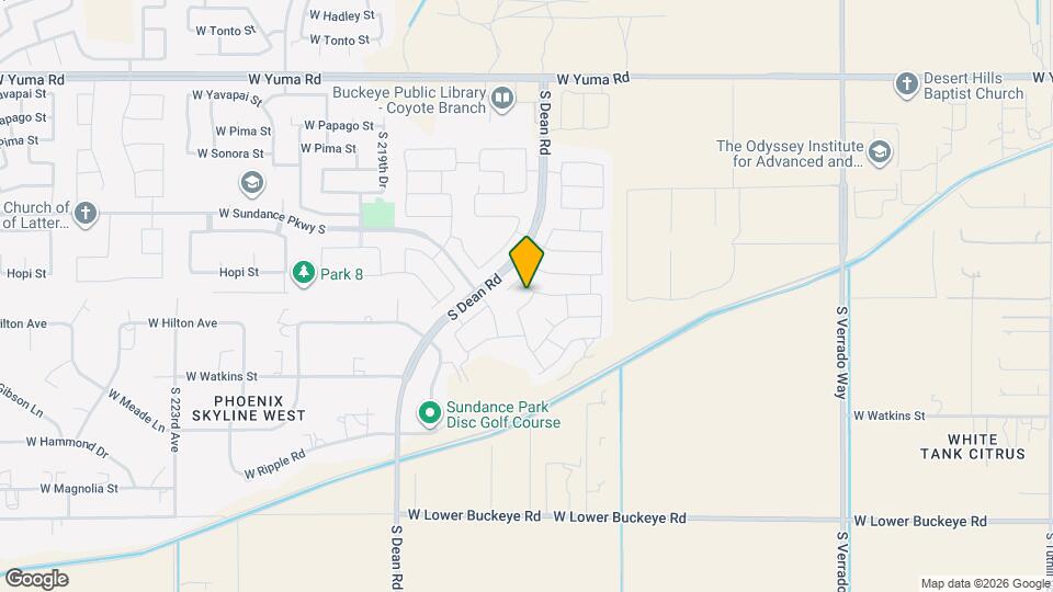 21659 W Durango St Mapa y Detalles de la Ubicación