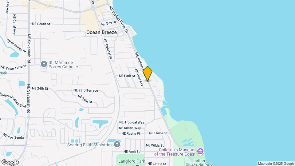 2422 NE Indian River Dr Mapa y Detalles de la Ubicación